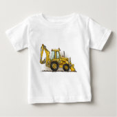 Backhoe Säugling T - Shirt (Vorderseite)