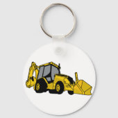 Backhoe Schlüsselanhänger (Vorderseite)