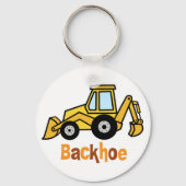 Backhoe Schlüsselanhänger (Vorderseite)