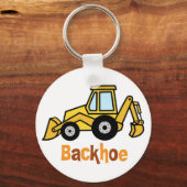 Backhoe Schlüsselanhänger (Vorderseite)
