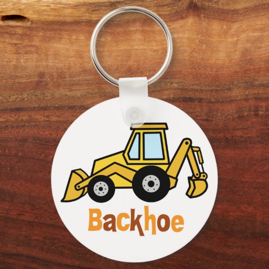 Backhoe Schlüsselanhänger (Vorderseite)