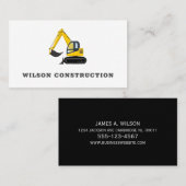 Backhof für schwere Maschinen Visitenkarte (Vorne/Hinten)