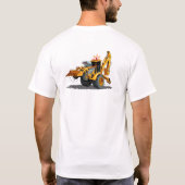Backhofen und T-Shirt für den Motorradbau (Rückseite)