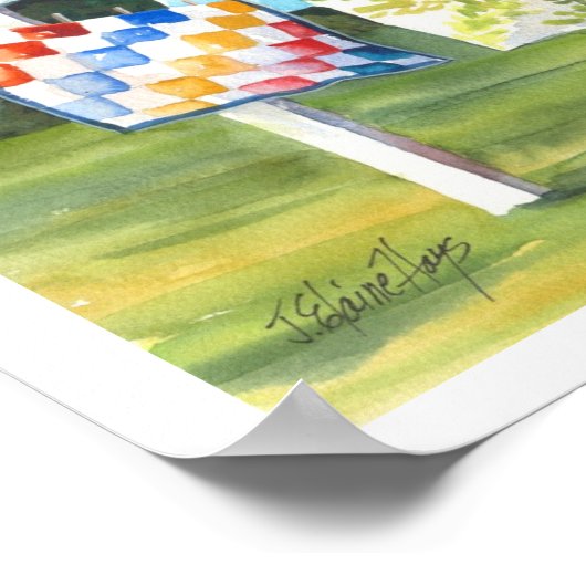 Backhofposter Poster (Ecke)