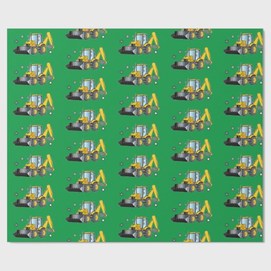 Backhop in der Schneedecke Geschenkpapier (Flach)