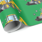 Backhop in der Schneedecke Geschenkpapier (Rolleneckpunkt)