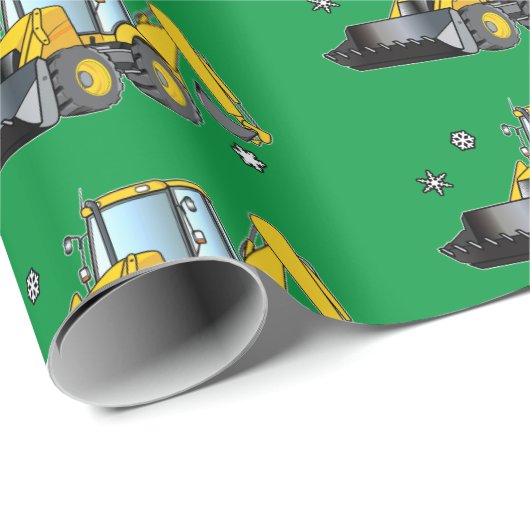 Backhop in der Schneedecke Geschenkpapier (Rolleneckpunkt)