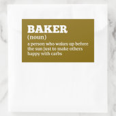 Backing Lover Funny Definition Aufkleber (Tasche)