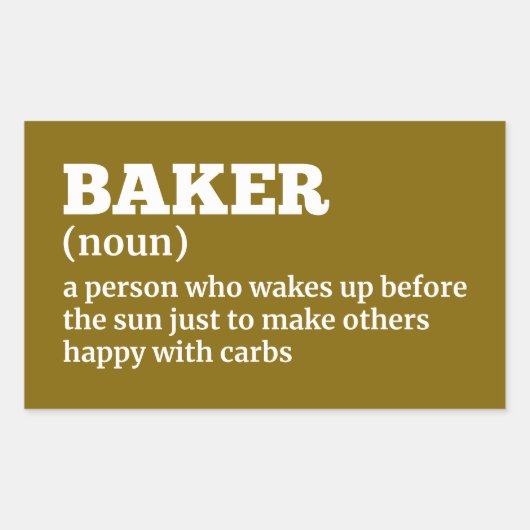 Backing Lover Funny Definition Aufkleber (Vorderseite)