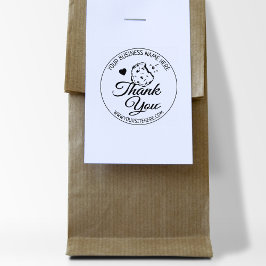 Backing Small Business Vielen Dank Gummistempel