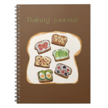 Backjournal für Rezepte und Backnotizen
