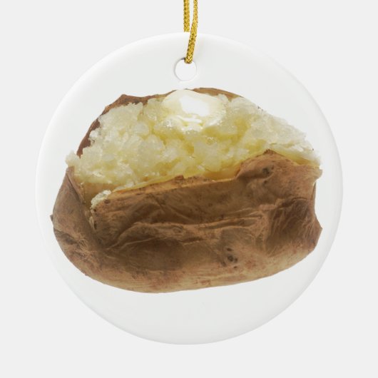 Backkartoffel Keramik Ornament (Vorne)