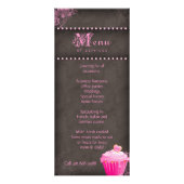 Backkarton Cookies Pink Chocolate Brown Werbekarte (Hinten)