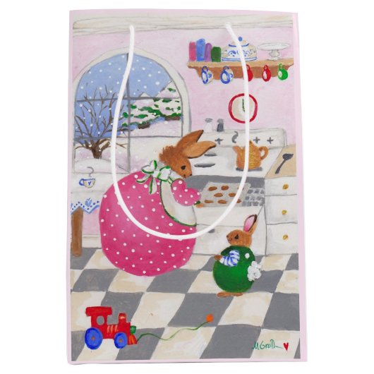 Backkochbeutel Bunnies Mittlere Geschenktüte (Vorderseite)