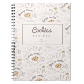 Backkochmuster | Cookies Rezept Notebook Notizblock (Vorderseite)