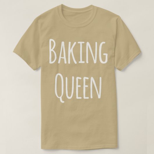 Backkönigin Funny Baker T-Shirt (Design vorne)