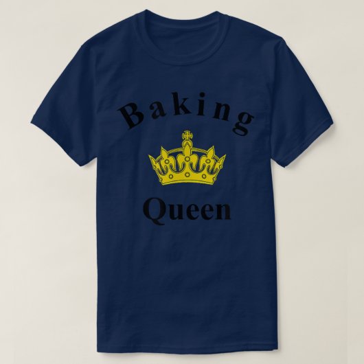 Backkönigin I Liebe Backtee T-Shirt (Design vorne)