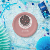 Backkost, hausgemachte Waren Biskuits Pappteller (Party)