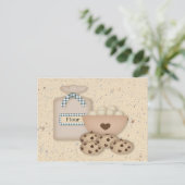 Backkost Rezept-Karte Postkarte (Stehend Vorderseite)