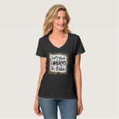 Backkost Zitat Cooles Kochen BackLeopard 2 T-Shirt (Vorderseite Vollansicht)