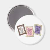 Backküche Frühstück Toaster Konditorei Gebäck Magnet (Vorderseite/Rückseite)