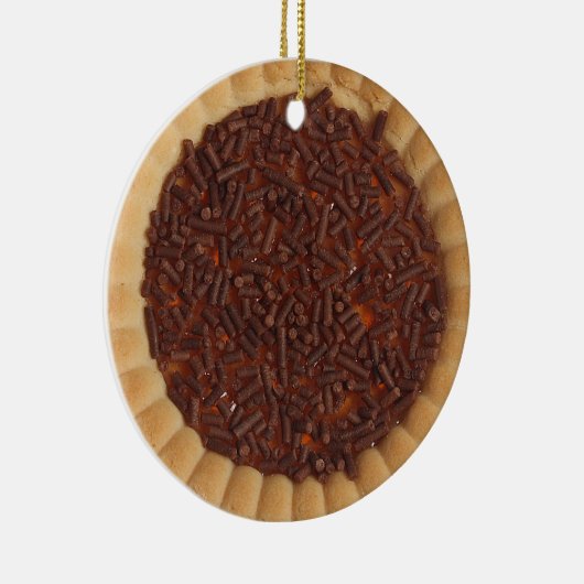 Backkuchen-Cookie Keramik Ornament (Rechts)