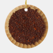 Backkuchen-Cookie Keramik Ornament (Hinten)