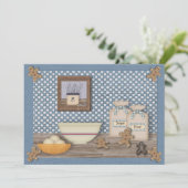 Backkuchen Cookie Swap Einladung (Stehend Vorderseite)