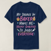 Backkuchen, das ich in meinem Bäckerstudium bekam, T-Shirt (Design vorne)