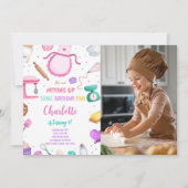 Backkuchen Foto Einladung (Vorderseite)