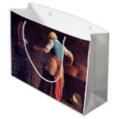 Backkuchen, Jean-Francois Millet Große Geschenktüte (Rückseite Schrägansicht)