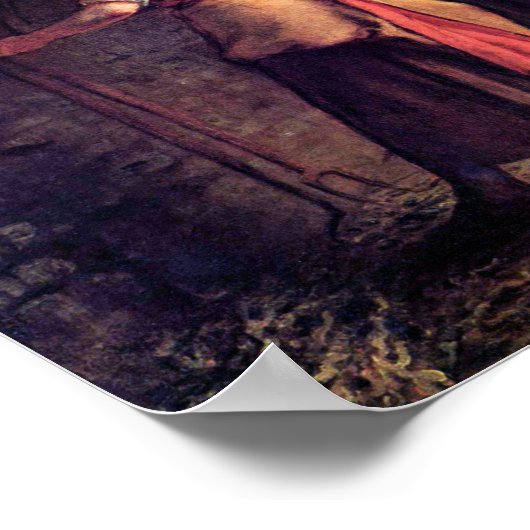 Backkuchen, Jean-Francois Millet Poster (Ecke)