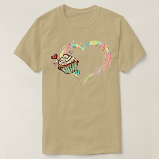 Backkuchen niedliche Backkuchen Muffin Backofen Ko T-Shirt (Design vorne)