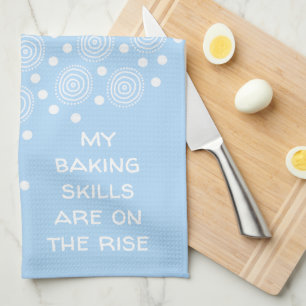 Backkunst auf dem Rise Funny Kitchen Handtuch