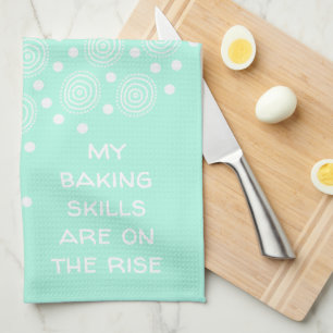 Backkunst auf dem Rise Funny Kitchen Handtuch