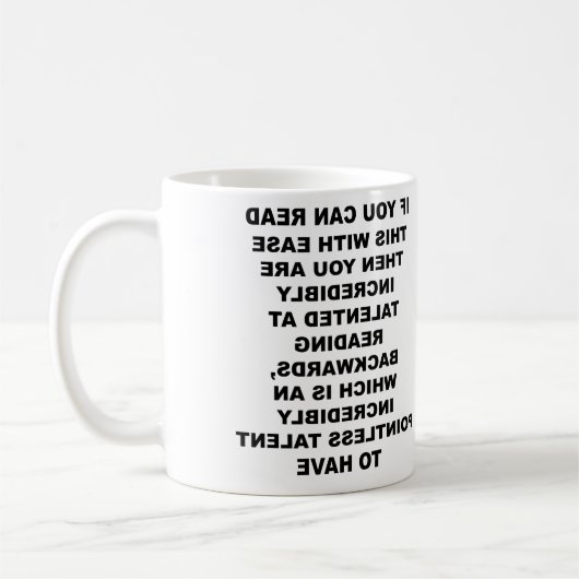 Backkunst Funny Mug Kaffeetasse (Links)