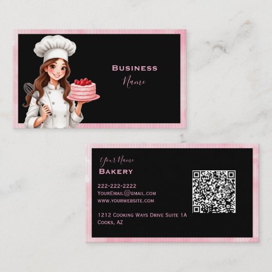 BackLady Visitenkarte (Vorne/Hinten)