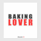 Backliebhaber Aufkleber (Blatt)