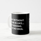 Backliebhaber Lustige Bäcker Spruch Kaffeetasse (Vorderseite Links)
