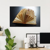 Backlit antibook poster (Heimbüro)
