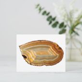 Backlit-Foto des verbannten Agate-Slice Postkarte (Stehend Vorderseite)
