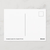 Backlit-Foto des verbannten Agate-Slice Postkarte (Rückseite)