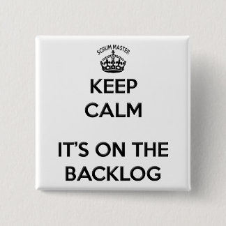 Backlog zum Scrum Master Button