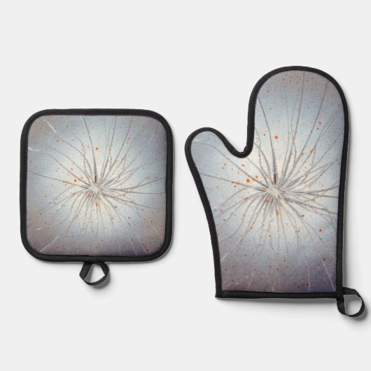 Backmagie Ofenhandschuh & Topflappen-Set (Vorderseite)