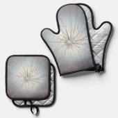 Backmagie Ofenhandschuh & Topflappen-Set (Vorderseite/Rückseite)