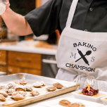 Backmeister White Kitchen Schürze für Bäcker<br><div class="desc">Wenn Ihr Vater der beste Bäcker in der Gegend ist,  was wäre,  wenn Sie ihm seine ganz eigene personalisierte Backchampion Kochkunst Schürze mit seinen Initialen auf ihm. Ideal,  um seine Kleidung sauber behalten,  während er dir deinen Lieblingskuchen backt. Geeignet für alle Backmeister und Papa's,  die gerne backen.</div>