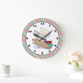Backmouse Cartoon Küchenuhr Große Wanduhr (Zuhause)