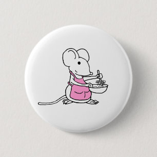 Backmouse Rosa Button
