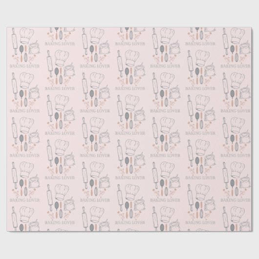 Backmuster Geschenkpapier (Flach)