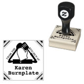 Backofen aus Button Mitt aus der Küche Gummistempel (Stempel)